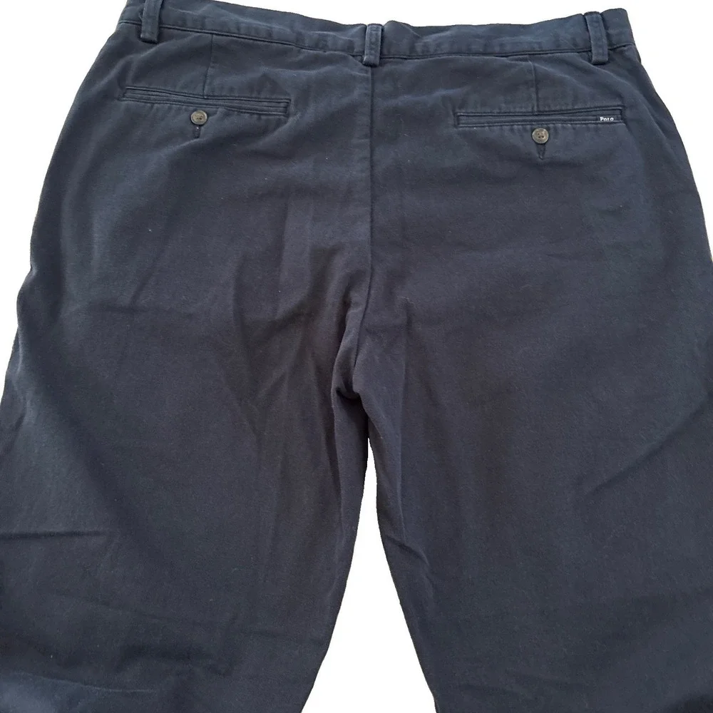 Polo Ralph Lauren Classic Fit Pants Navy Blue 34 x 34 KD
